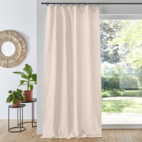 Штора Из 100 осветленного льна Onega 180 x 135 см розовый LA REDOUTE INTERIEURS  фото, kupilegko.ru